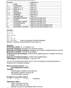Natuurkunde Samenvatting H1 Beweging