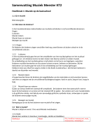 Samenvatting Muziek Meester