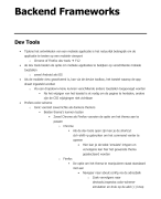 Samenvatting Backend Frameworks (Ionic & Angular)