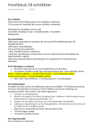 Hoofdstuk 28 Schildklier samenvatting