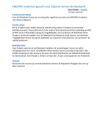 Voorbeeld sollicitatiebrief