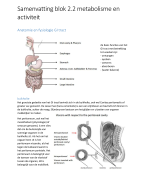 gedetaileerde samenvatting blok 2 2 metabolisme en activiteit MLW