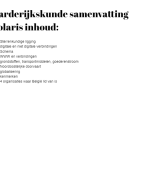Samenvatting Aarderijkskunde polaris 