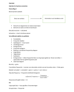 Statistics for Business and Economics aantekeningen NL H1 2 3 