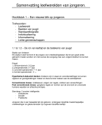 Samenvatting H1,2,3 Leefwerelden van jongeren