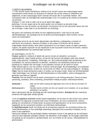 Samenvatting Grondslagen van de Marketing _ Verhage 8e druk