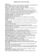 Begrippenlijst Basisboek Online Marketing _ 2e druk