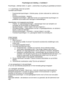 Samenvatting Inleiding in de psychologie hoofdstuk 1