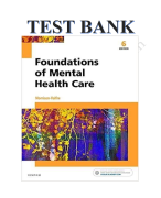 Test Bank For Foundations of Mental Health Care 8th Edition Morrison-Valfre