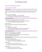 Samenvatting ontwikkelingspsychologie (eerste jaar ortho aan KdG)
