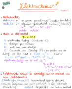 Samenvatting Elektrochemie H4