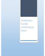 onderwijskunde onderbouw basis