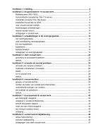 Samenvatting hoorcolleges sociale agogiek