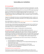 Samenvatting methodieken module 4
