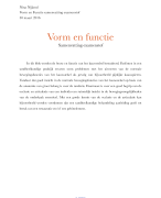 Tandheelkunde samenvatting Vorm en functie Bachelor 2