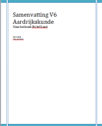 Samenvatting Aardrijkskunde BuiteNLand 6vwo Tweede editie