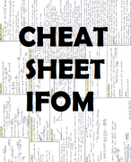 Cheat Sheet IFOM