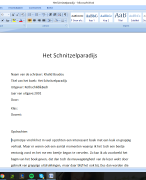 Nederlands boekverslag over \'Het schnitzelparadijs\'