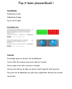 Pop-it lezen pluswerkboek 1