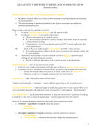 IBCOM YEAR II - [LECTURES] Qualitative Methods in Media and Communication (CM2006)