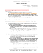 IBCOM YEAR I - Intercultural Communication (CM1010)