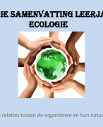 Biologie Ecologie leerjaar 3