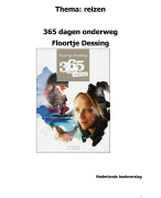 Boekverslag \'365 dagen onderweg\' van Floortje Dessing