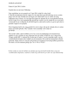 adviesbrief opdracht