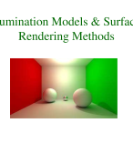 Computer Graphics -Illumination_models