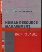 Human Resources Management: Back to Basics