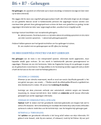 Algemene Psychologie -B6 en B7 Geheugen