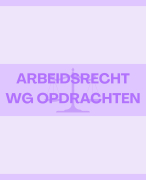 Arbeidsrecht werkgroep opdrachten
