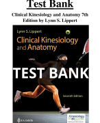 Test Bank For Clinical Kinesiology and Anatomy 7th Edition by Lynn S. Lippert All Chapters (1-20) | A+ ULTIMATE GUIDE