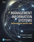 Management Information Systems: Managing the Digital Firm, 15e (Laudon) Chapter  1 Information Systems in Global Business Today