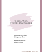 Woord- en zinsleer