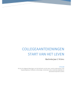 Collegeaantekeningen Start van het Leven B15 VUmc