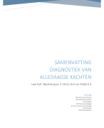 Samenvatting hoofdstukken Diagnostiek van Alledaagse klachten horend bij het vak Arts en Patiënt 4 VUmc (KNO)