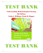 Test Bank For Understanding Medical Surgical Nursing 6th Edition Linda S. Williams, Paula D. Hopper