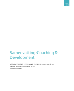 Samenvatting Coaching & Ontwikkeling Tilburg University