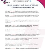 NR511 2024 Revised Guide 2 With 22 Complete [Q&A] Graded A+