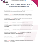 NR511 2024 Revised Guide 5 With 32 Complete [Q&A] Graded A+
