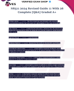 NR511 Davis Edge Final as midterm 2024 Revised Guide 12 With 371 Complete [Q&A] Graded A+