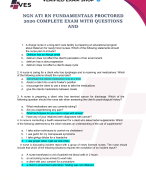 ATI FUNDAMENTALS PROCTORED COMPLETE EXAM 2020 WITH NGN QUESTIONS VERSION 2 WITH DETAIKED AND REVIEWED CORRECT ANSWERS / CONFIDENT A+ GRADE