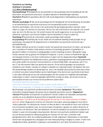 Klinische Psychologie (Psychiatrie een inleiding)