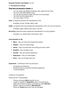 Summary Science ON RIJNLANDS LYCEUM SASSENHEIM 1.1-1.4