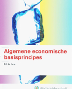 Samenvatting Basisboek Markt- en micro-economie