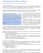 Samenvatting Denken over Regio\'s hoofdstuk 1,8,9