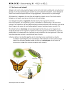 Samenvatting VWO 4 Biologie Thema 1 & 2.1+2.2 - Biologie Voor Jou