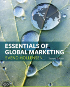 samenvatting ESSENTIALS OF GLOBAL MARKETING
