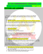 ATI RN COMPREHENSIVE PREDICTOR 2023  FORM A B &C UPDATED VERSION TEST BANK  Qustions AND Answers   